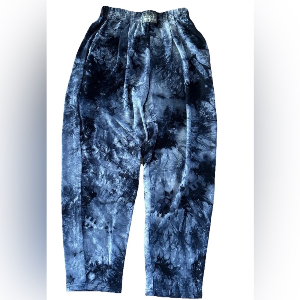 California Crazee Wear Women's Small Blue Cotton Blend Sweatpants Pockets Size S